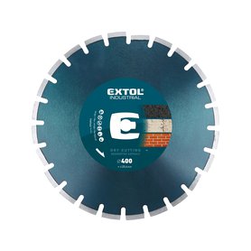 kotouč diamantový řezný segmentový na ASFALT, suché řezání, O 400x25,4x3,6mm