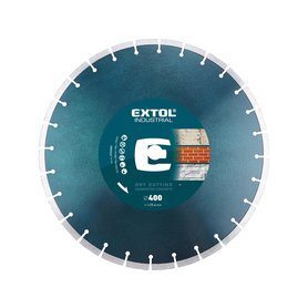 kotouč diamantový řezný segmentový na BETON, suché řezání, O 400x25,4x3,6mm